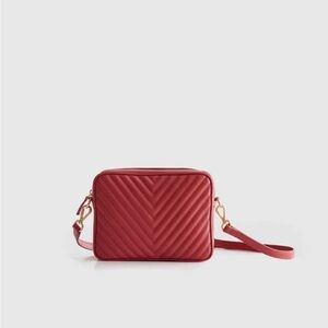 Quince NEW Italian Leather Quilted Crossbody Bag